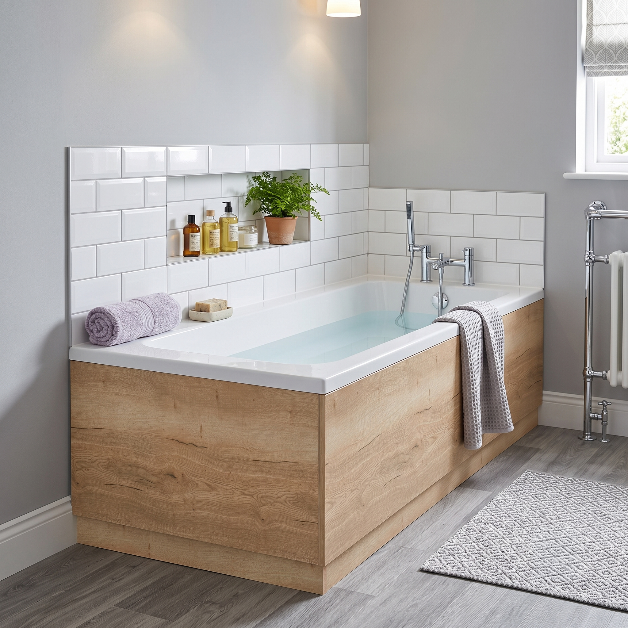 Solvex End Bath Panel with Plinth