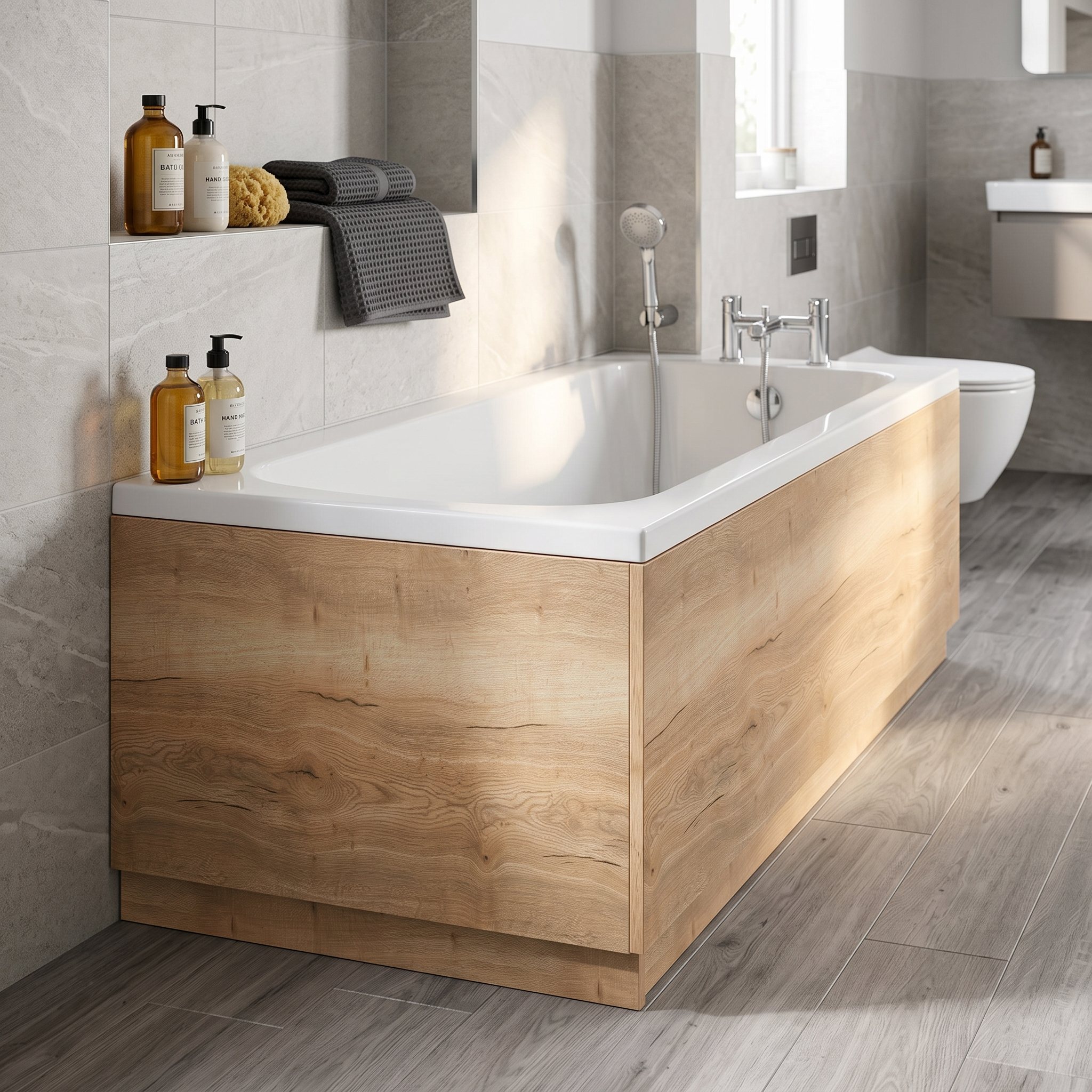 Solvex End Bath Panel with Plinth