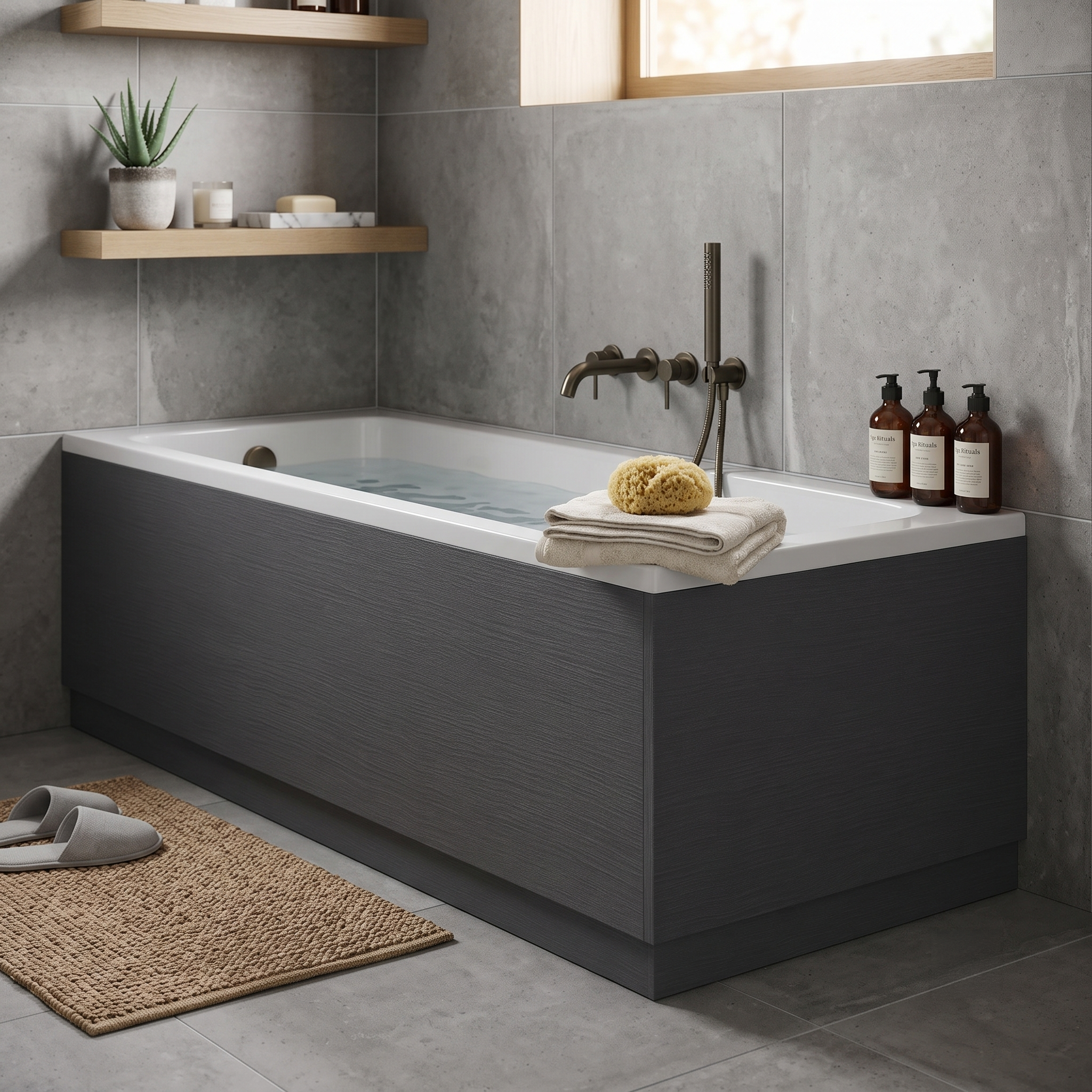 Solvex End Bath Panel with Plinth