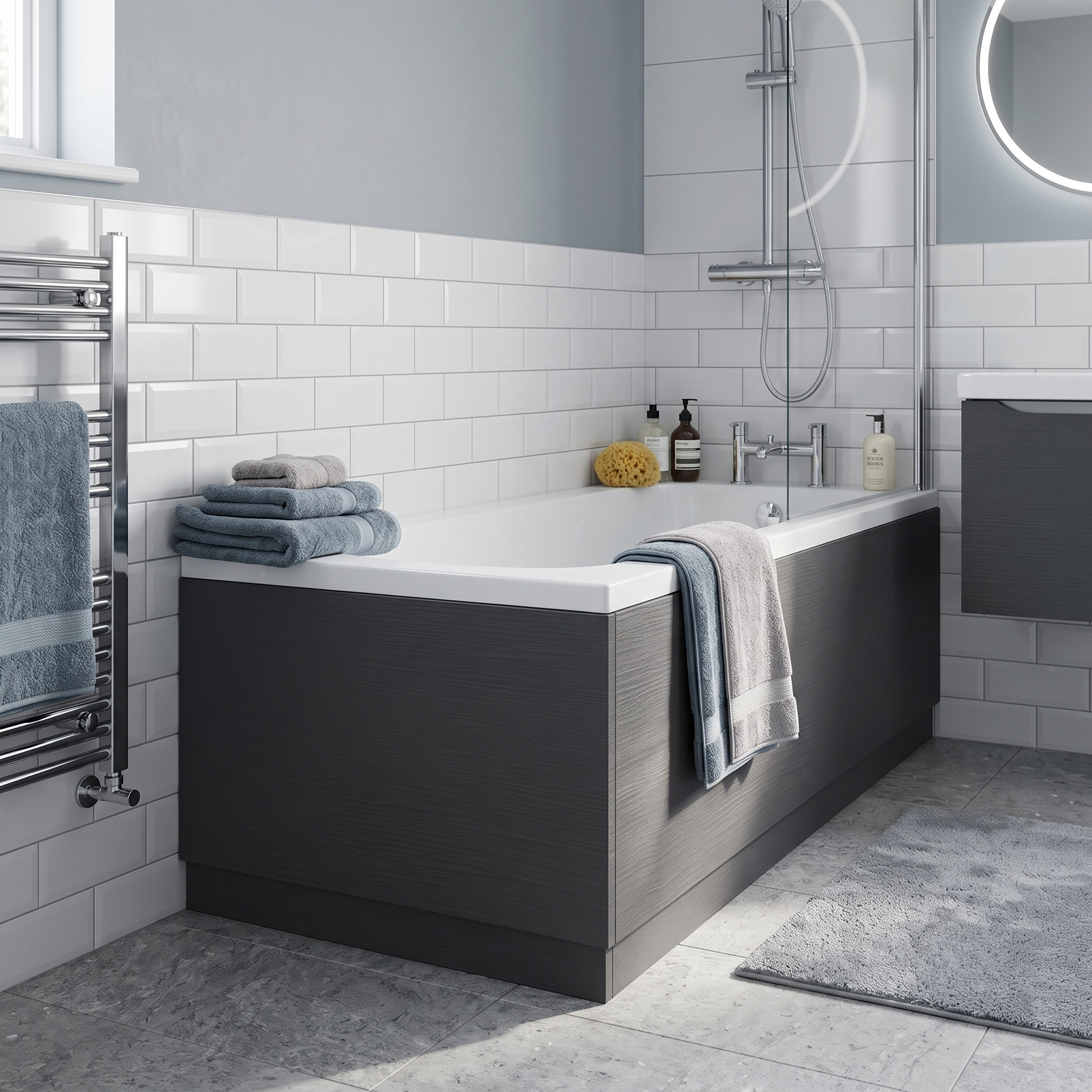 Solvex End Bath Panel with Plinth