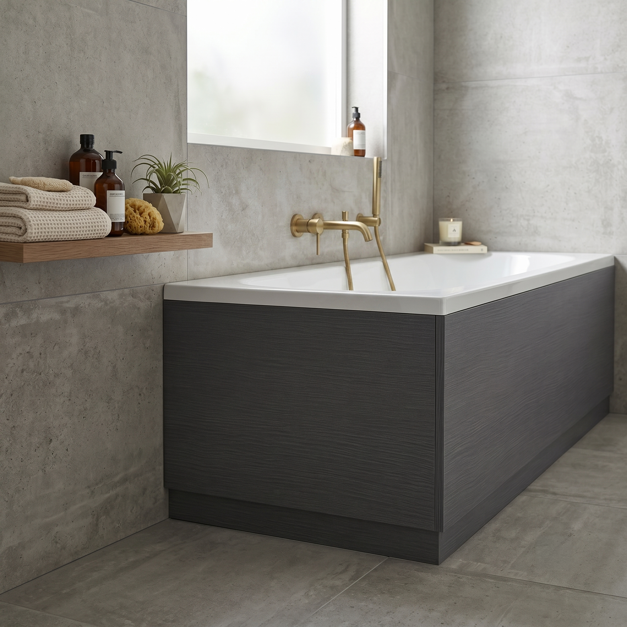 Solvex End Bath Panel with Plinth