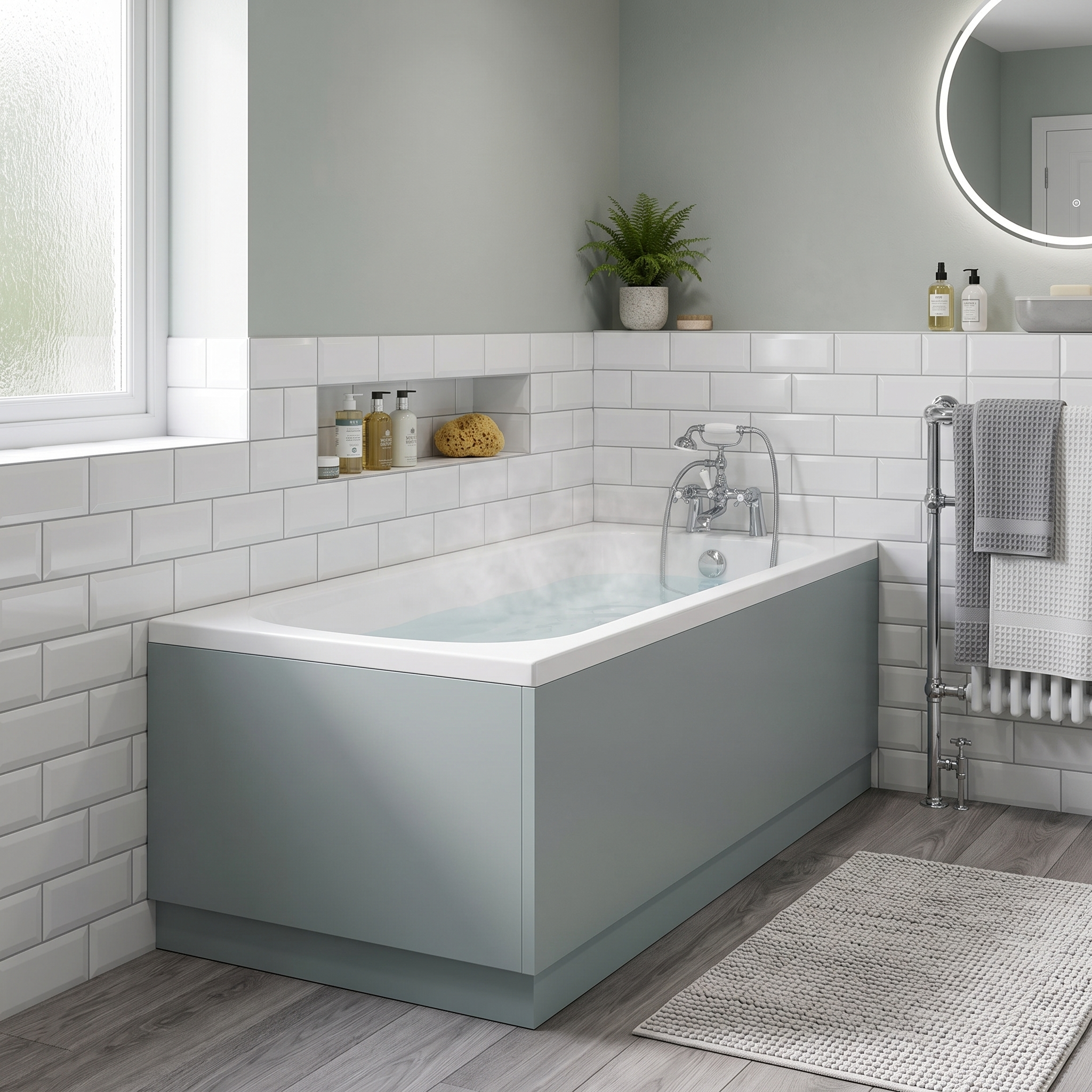 Solvex End Bath Panel with Plinth