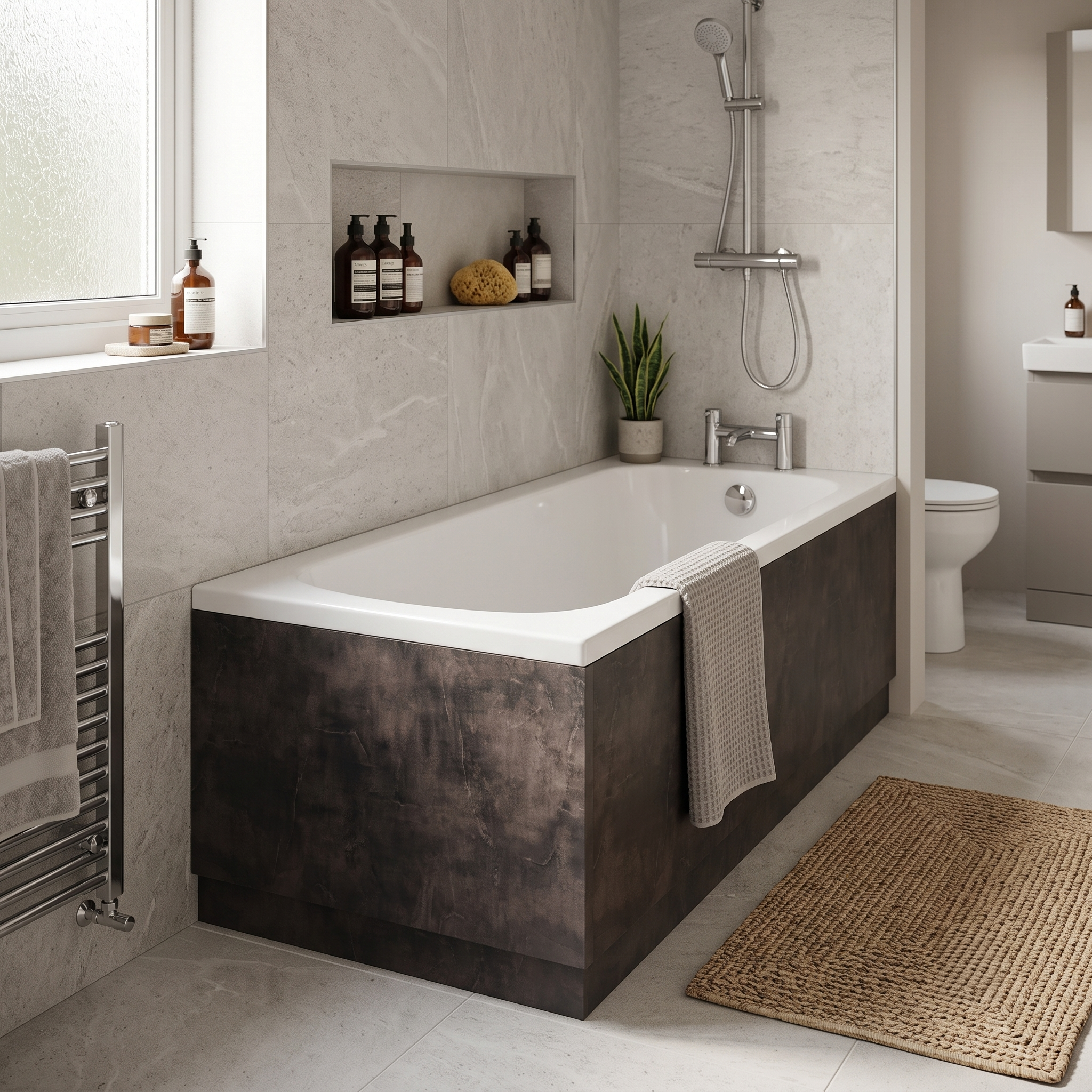 Solvex End Bath Panel with Plinth