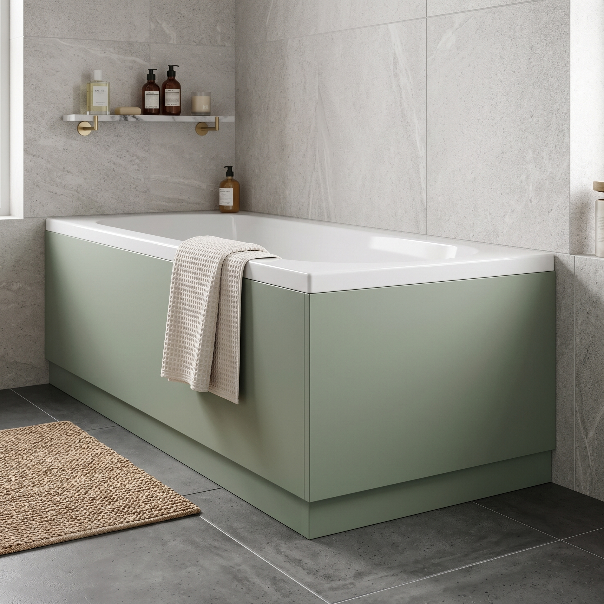Solvex End Bath Panel with Plinth