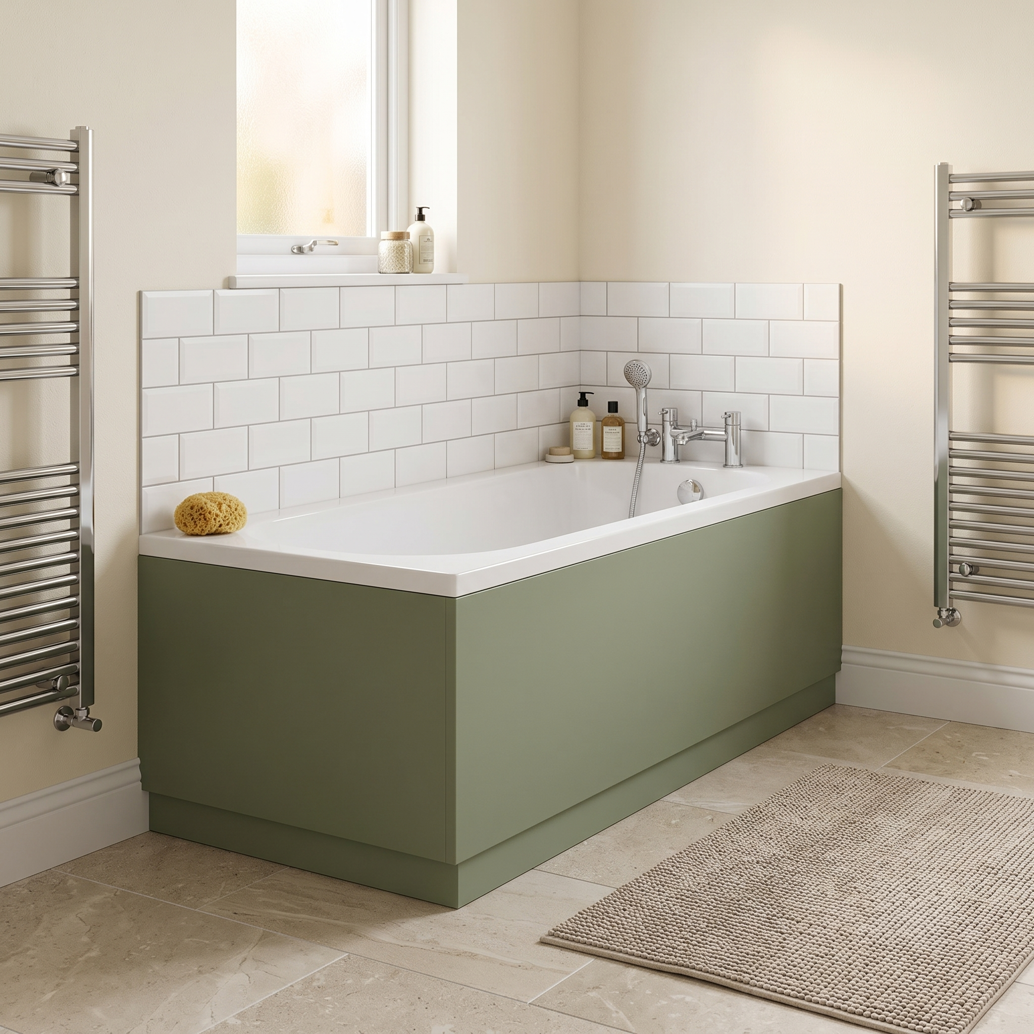 Solvex End Bath Panel with Plinth