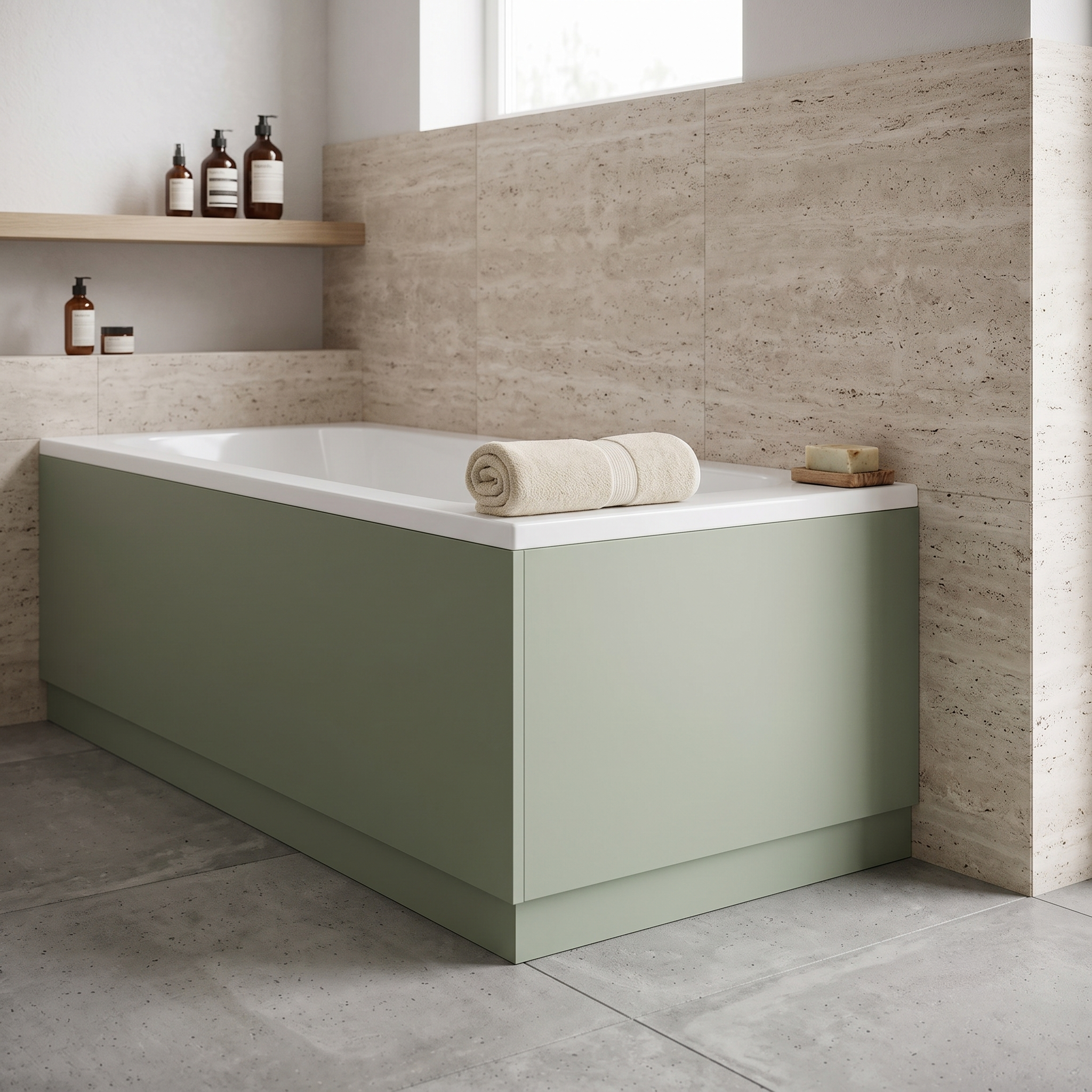 Solvex End Bath Panel with Plinth