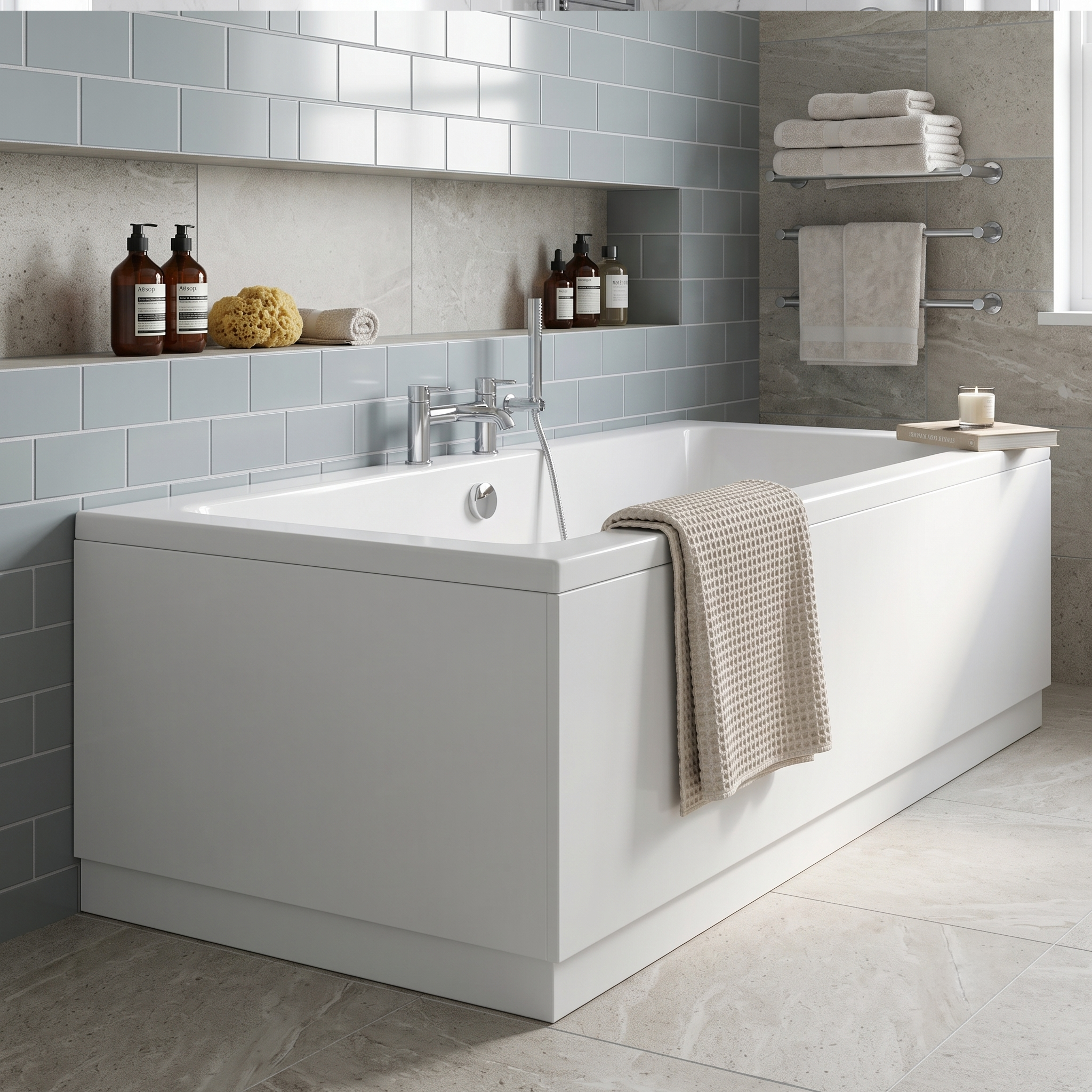 Solvex End Bath Panel with Plinth