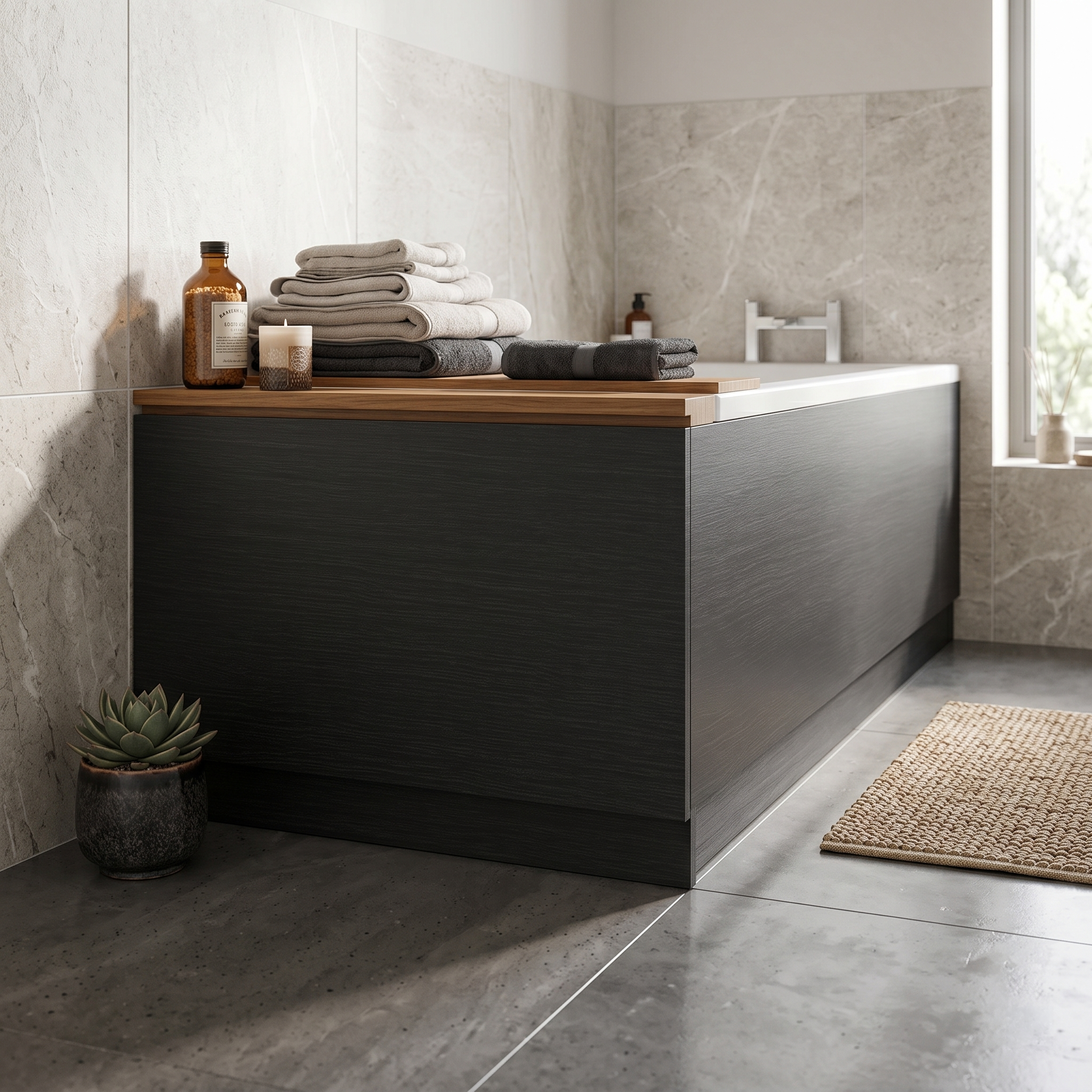 Solvex End Bath Panel with Plinth