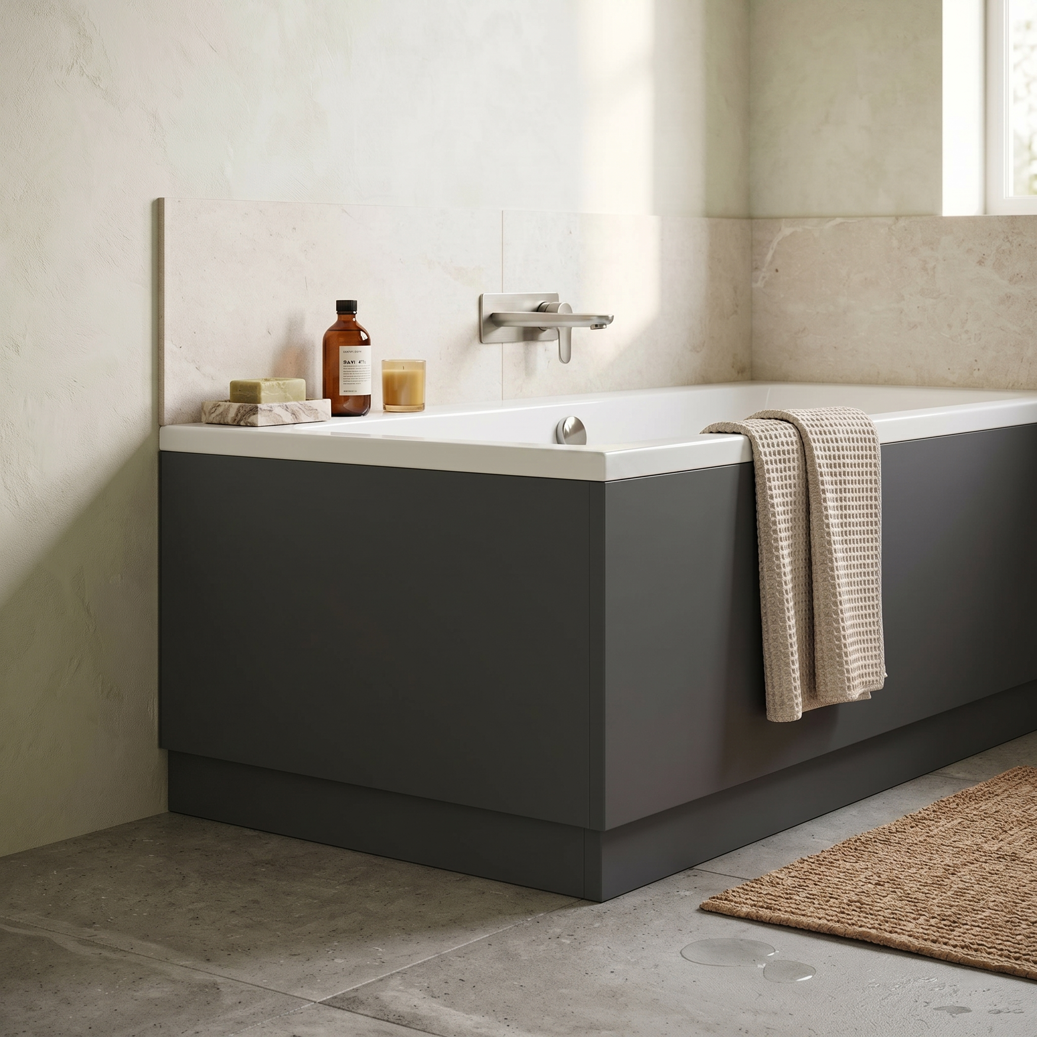 Solvex End Bath Panel with Plinth