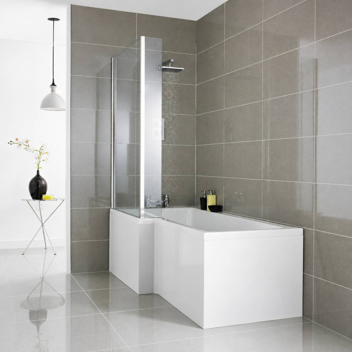 Kudos PVC Rectangular End Bath Panel - Gloss White