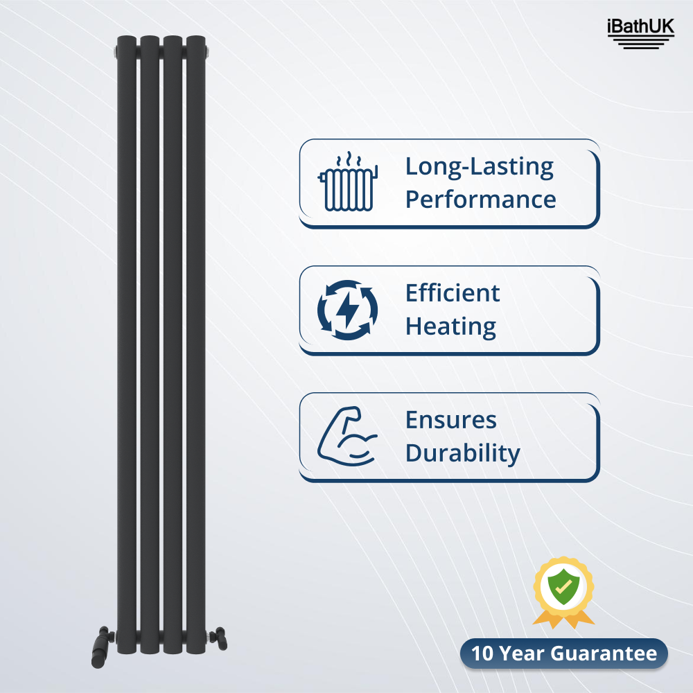 Princia Vertical Oval Single Panel Radiator