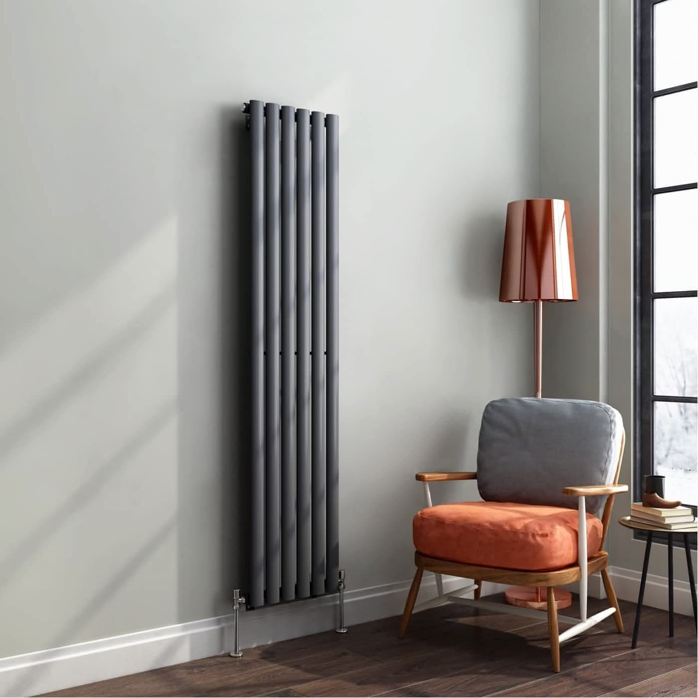 Princia Vertical Oval Single Panel Radiator