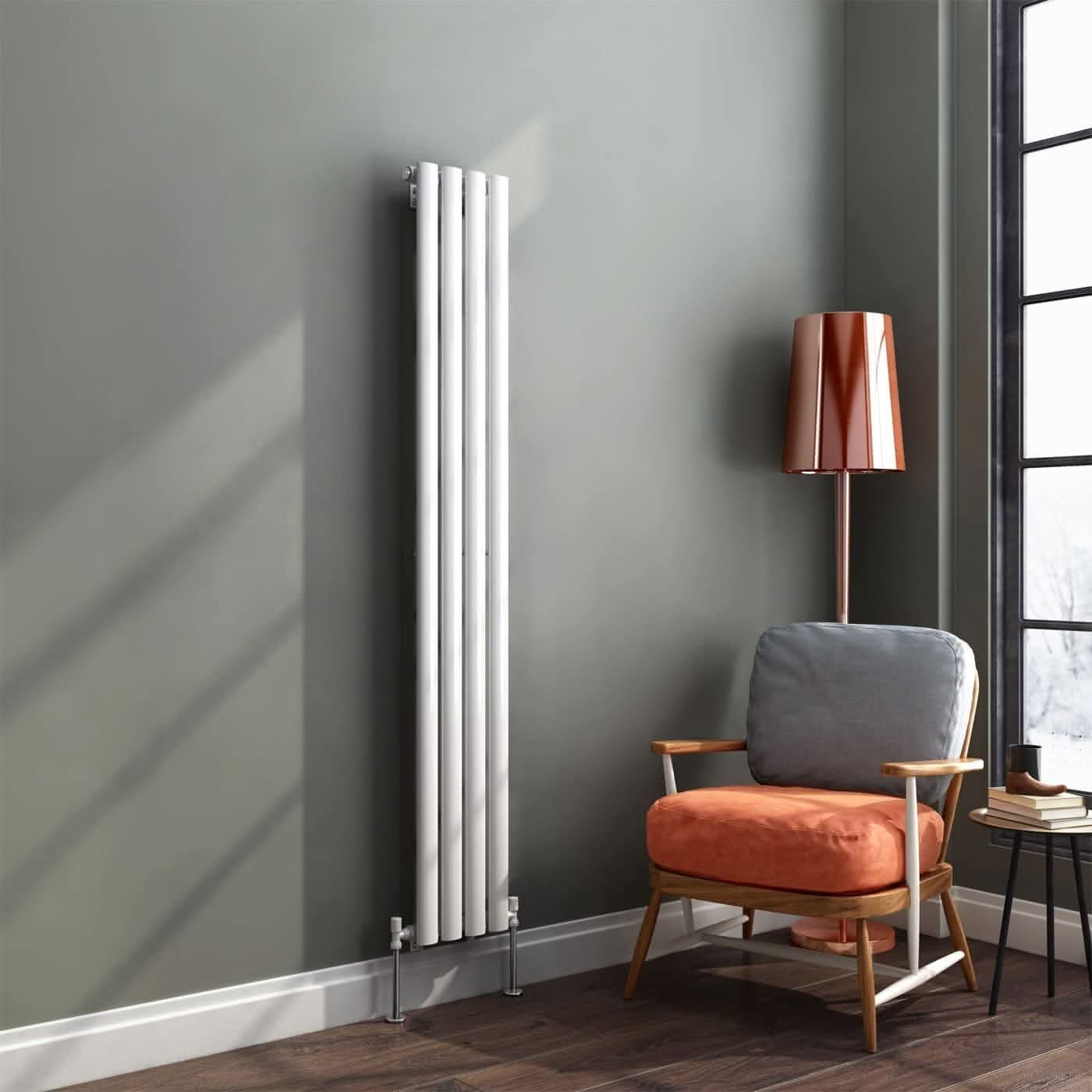 Princia Vertical Oval Single Panel Radiator