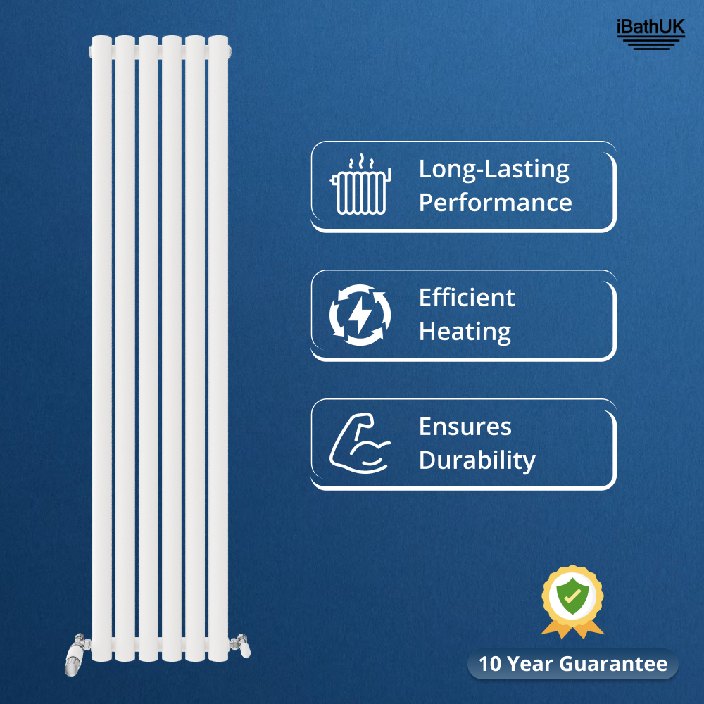 Princia Vertical Oval Single Panel Radiator