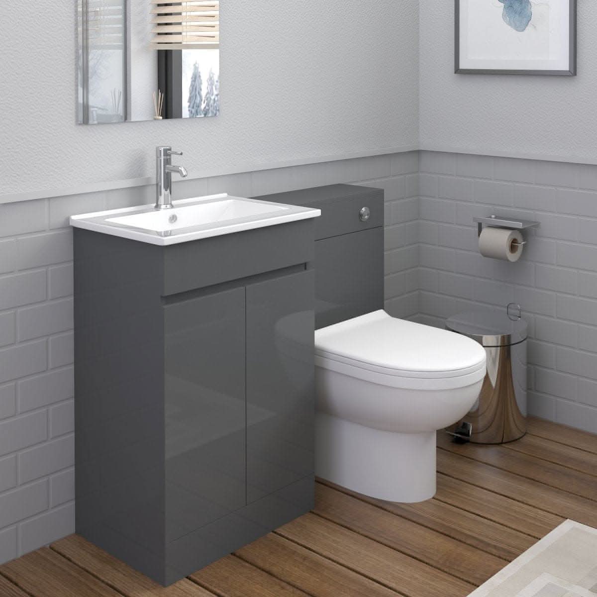Venus Modern Bathroom Suite (Minimalist Basin)