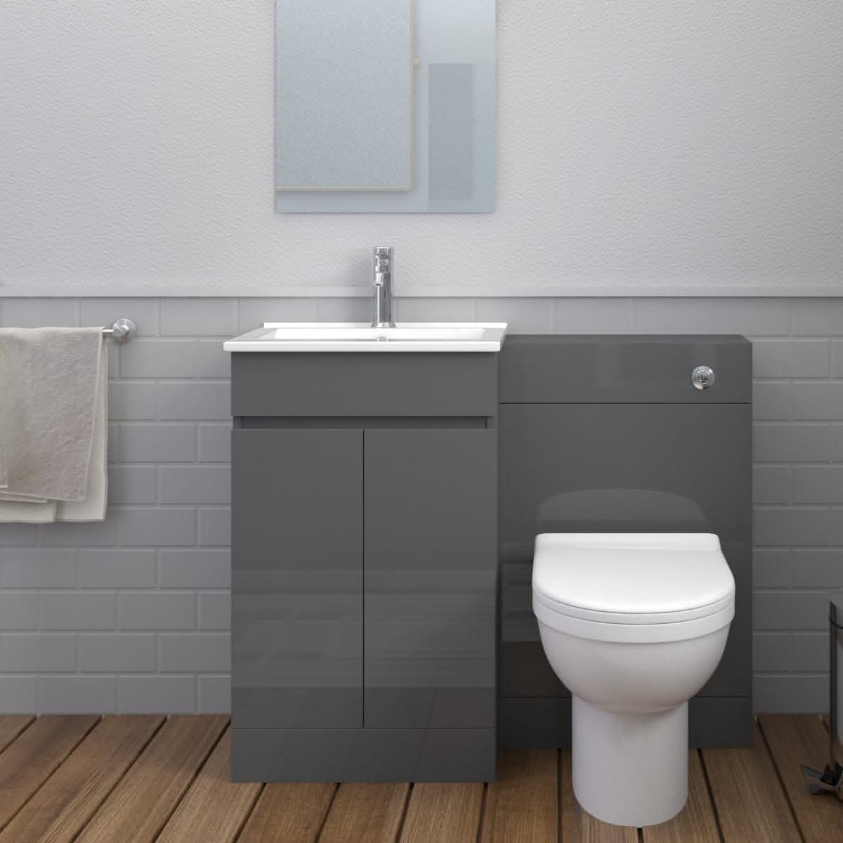 Venus Modern Bathroom Suite (Minimalist Basin)