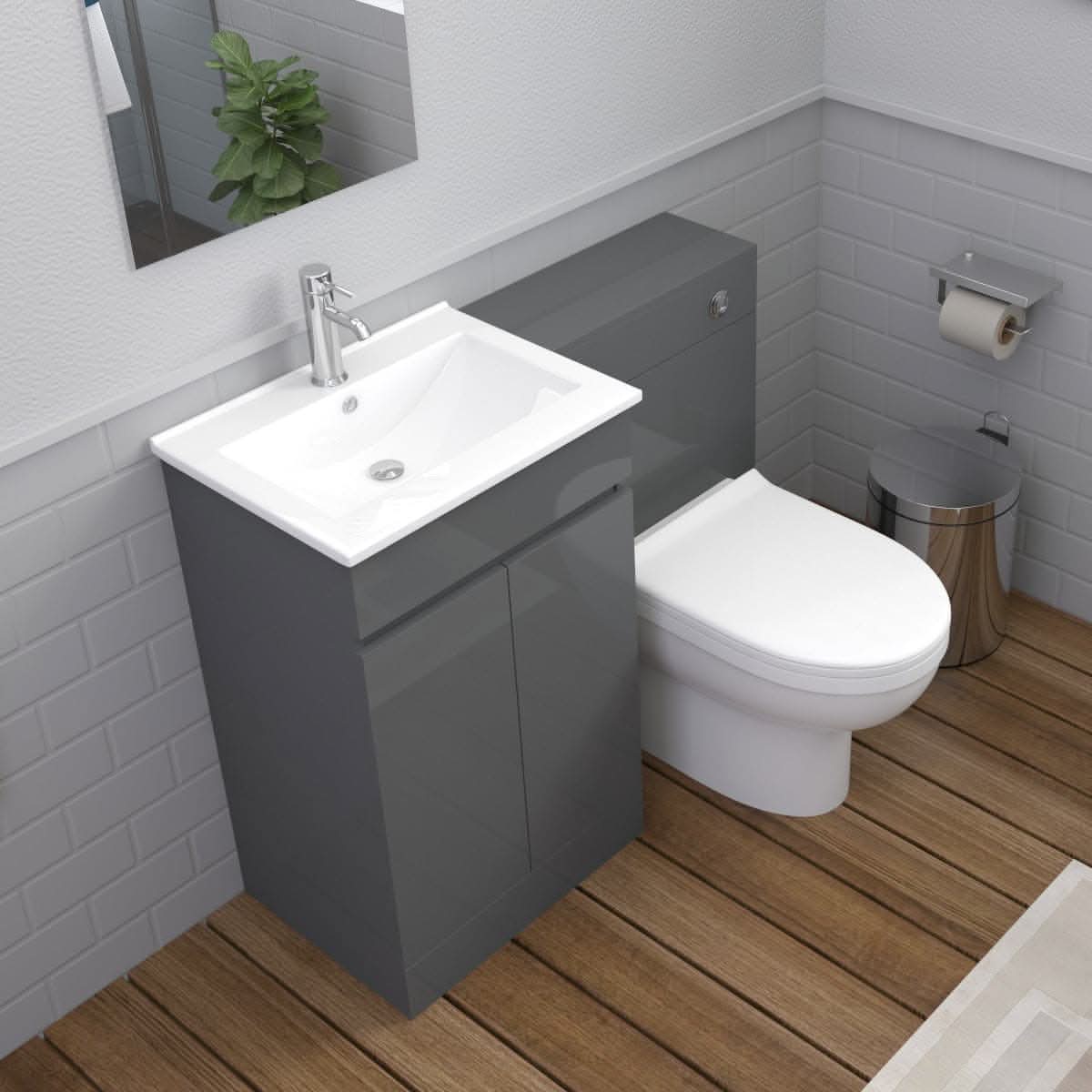 Venus Modern Bathroom Suite (Minimalist Basin)