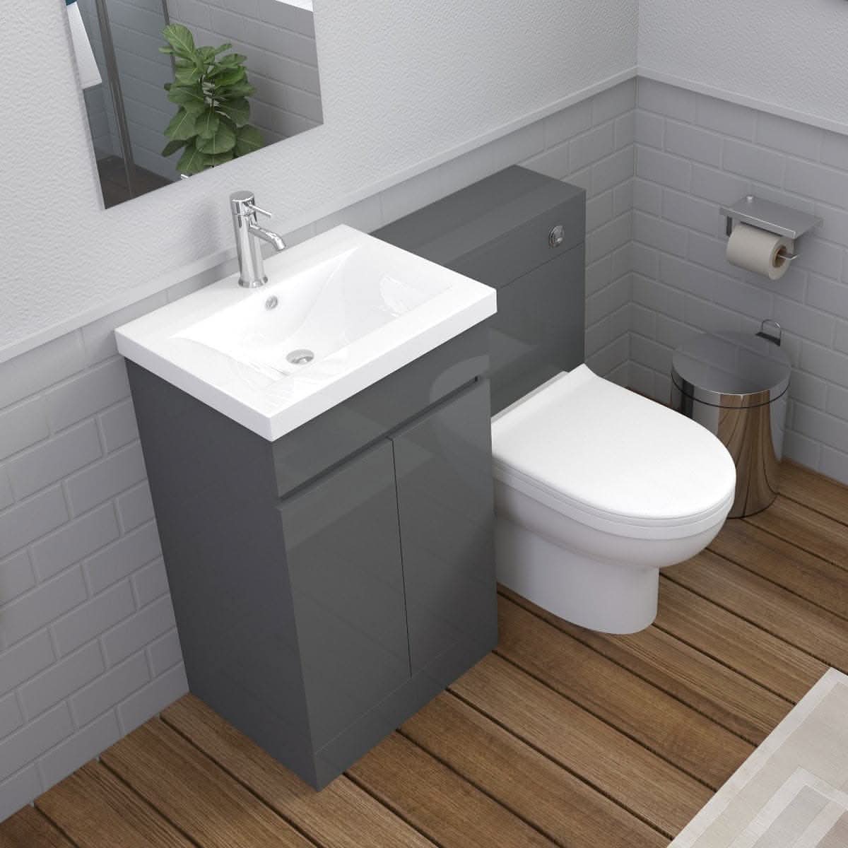 Venus Modern Bathroom Suite (Mid-Edged Basin)