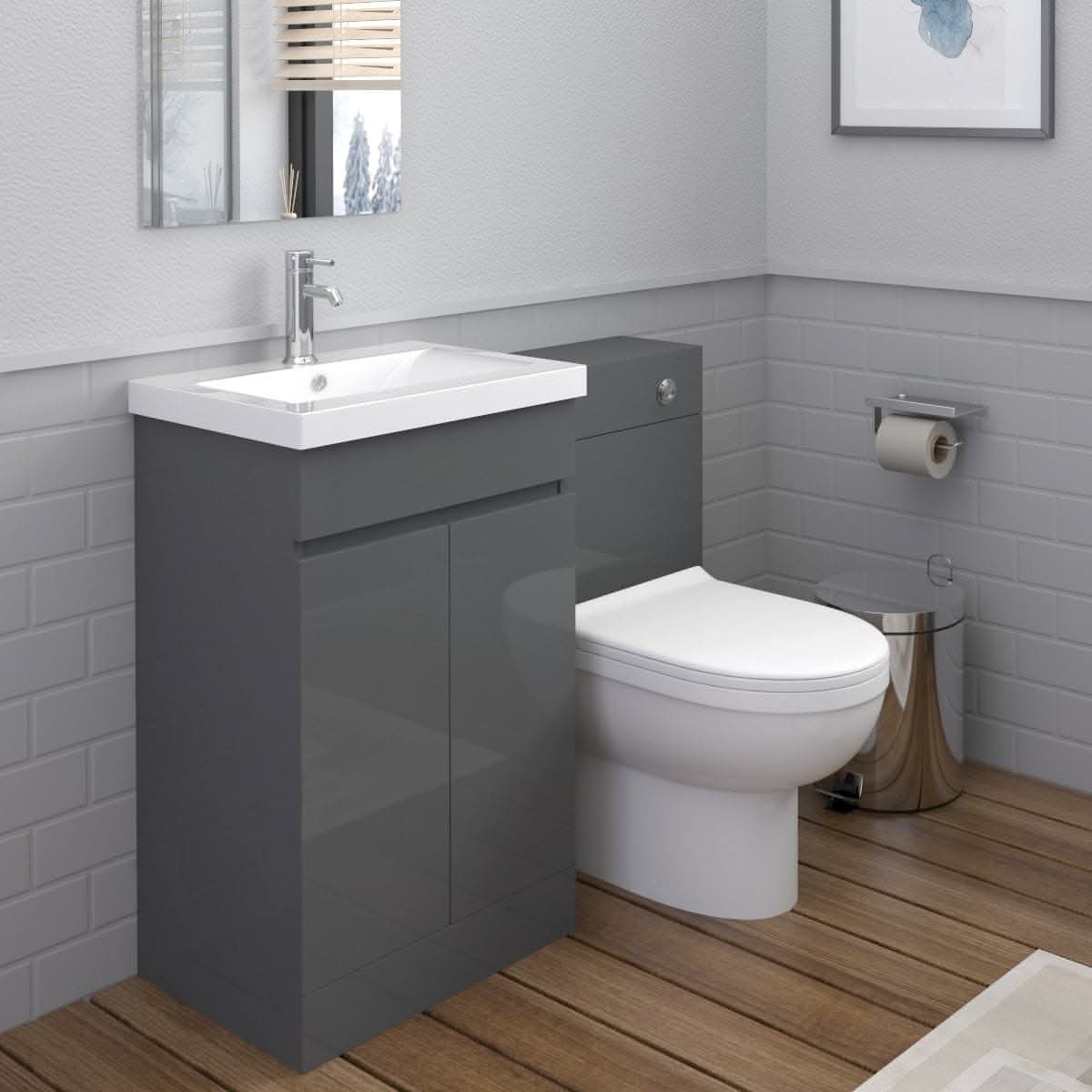Venus Modern Bathroom Suite (Mid-Edged Basin)