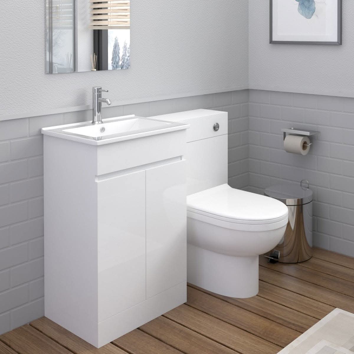 Venus Modern Bathroom Suite (Minimalist Basin)