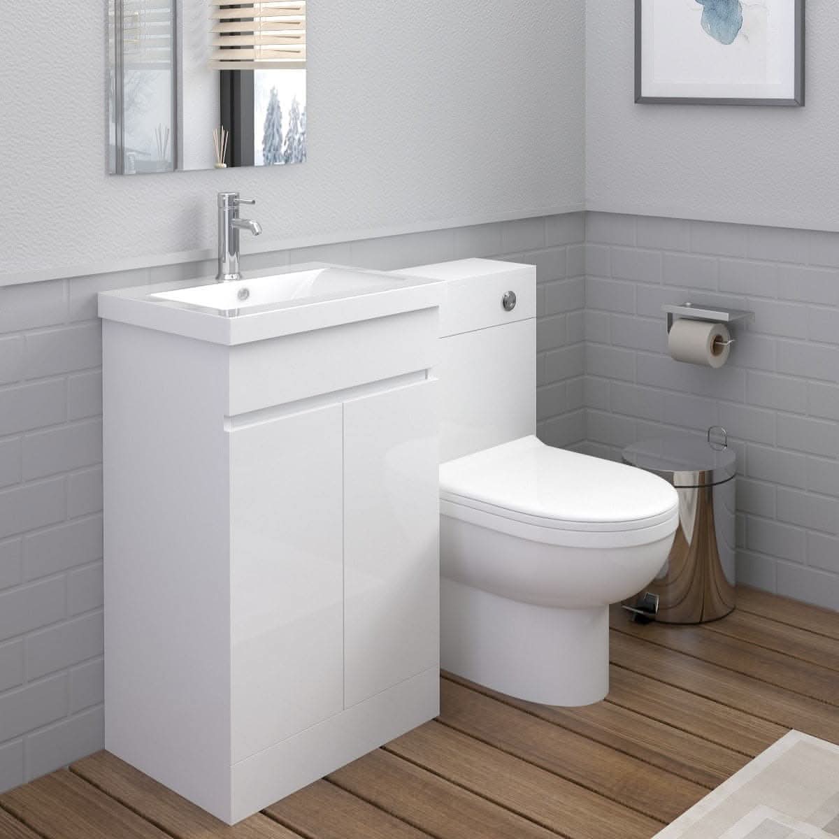 Venus Modern Bathroom Suite (Mid-Edged Basin)