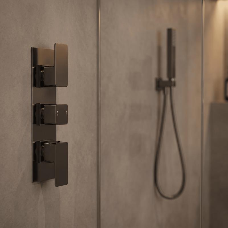 Sterling Thermostatic 2 Outlet Concealed Shower Valve