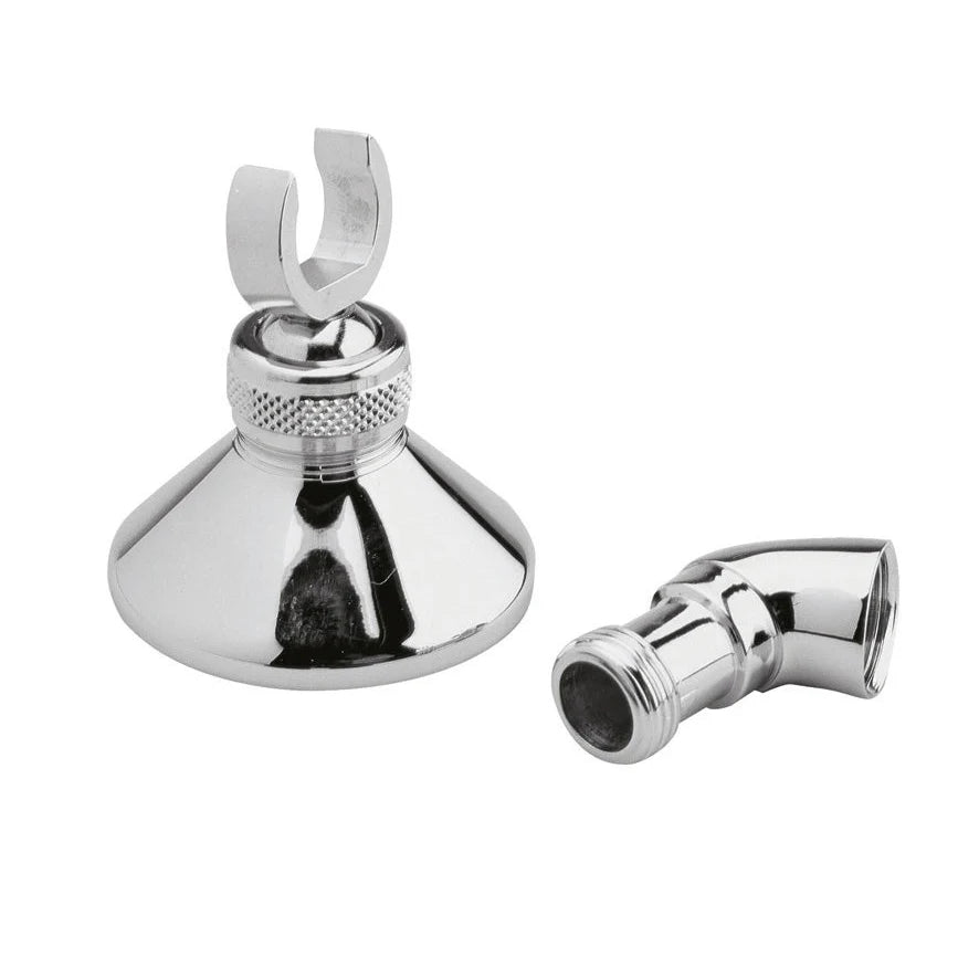 Hype Wall Bracket And Elbow - Chrome