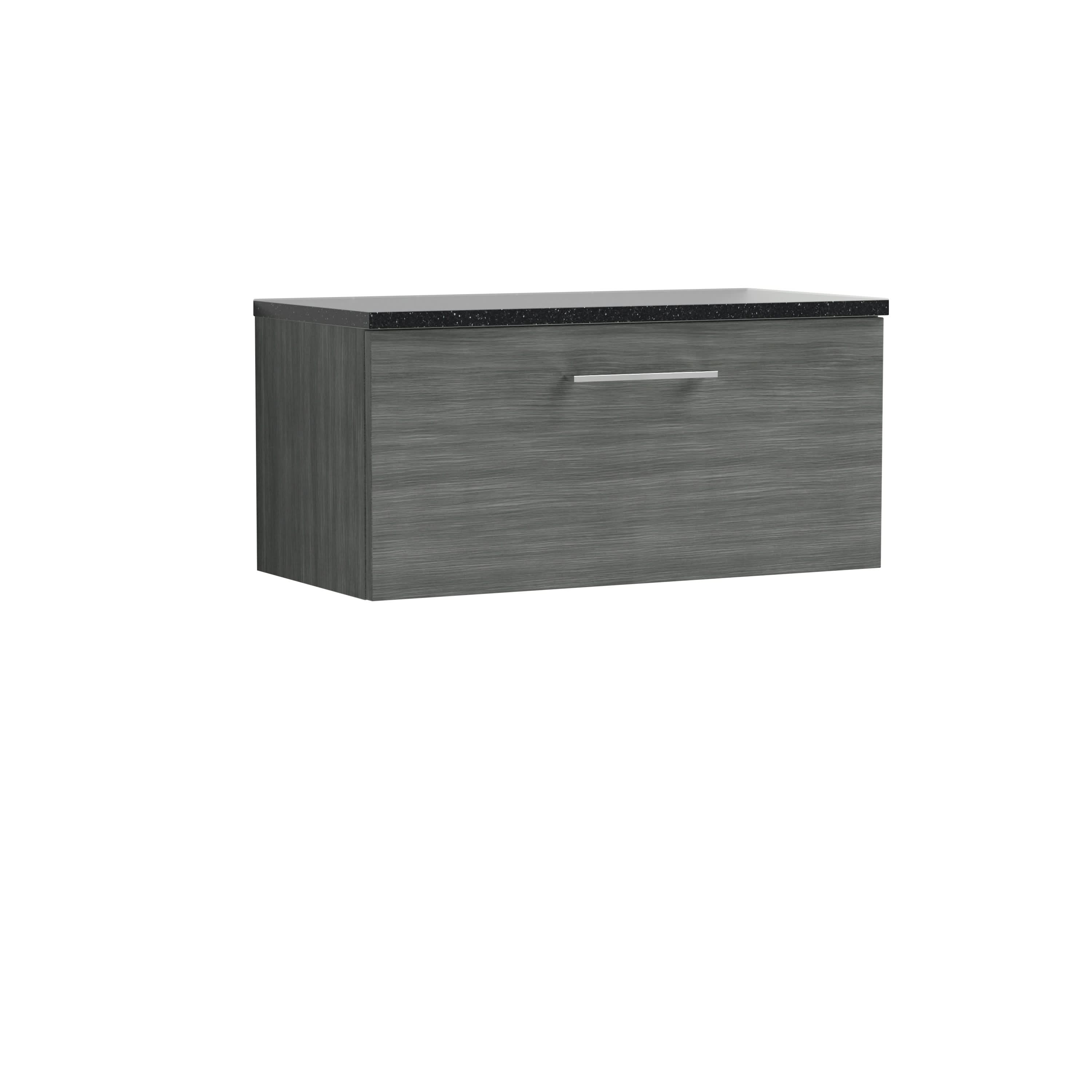Nuie Arno 1 Drawer Wall Hung Vanity Unit 800mm Wide
