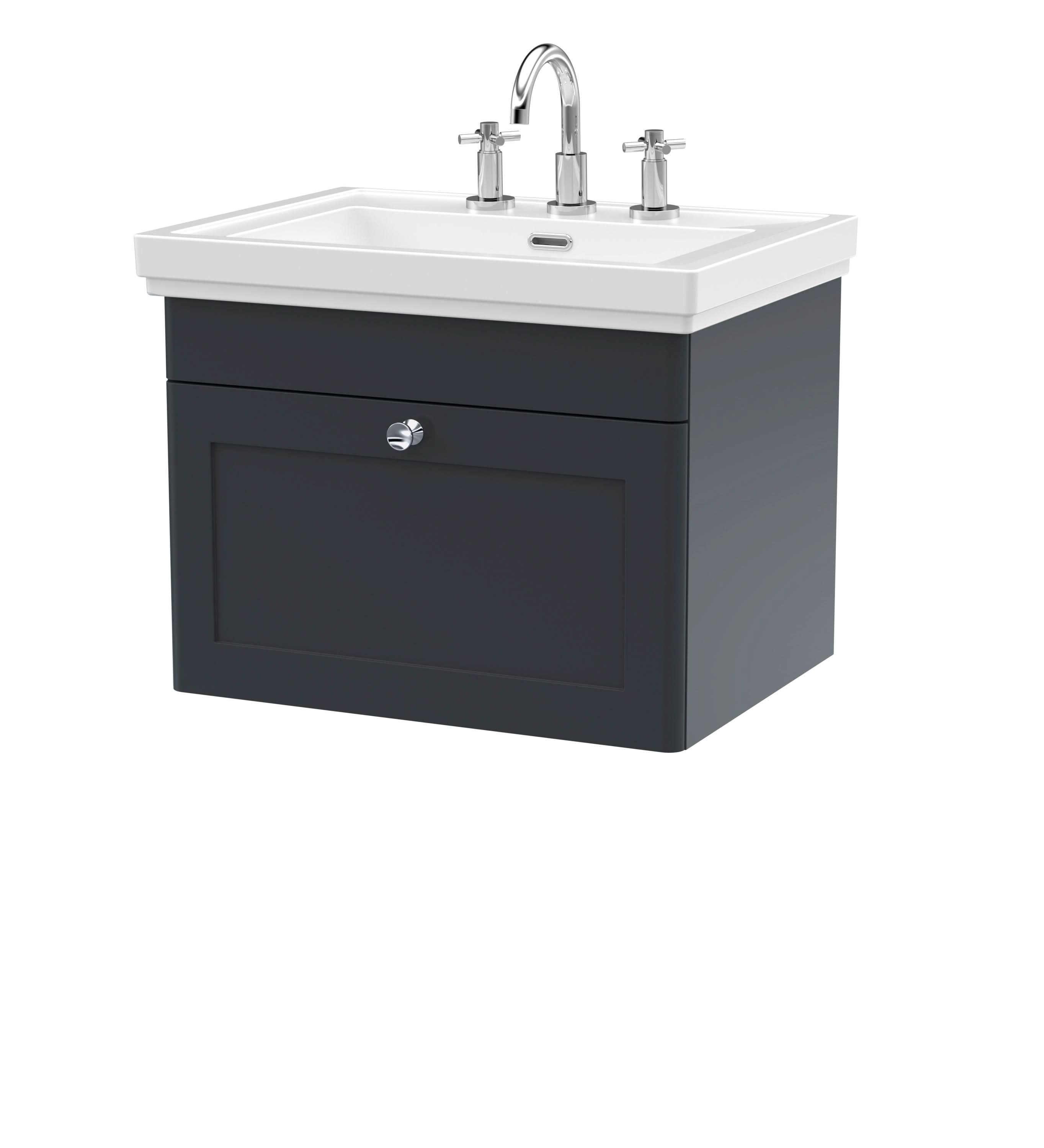 Nuie Classique 1 Drawer Wall Hung Vanity Unit With Basin