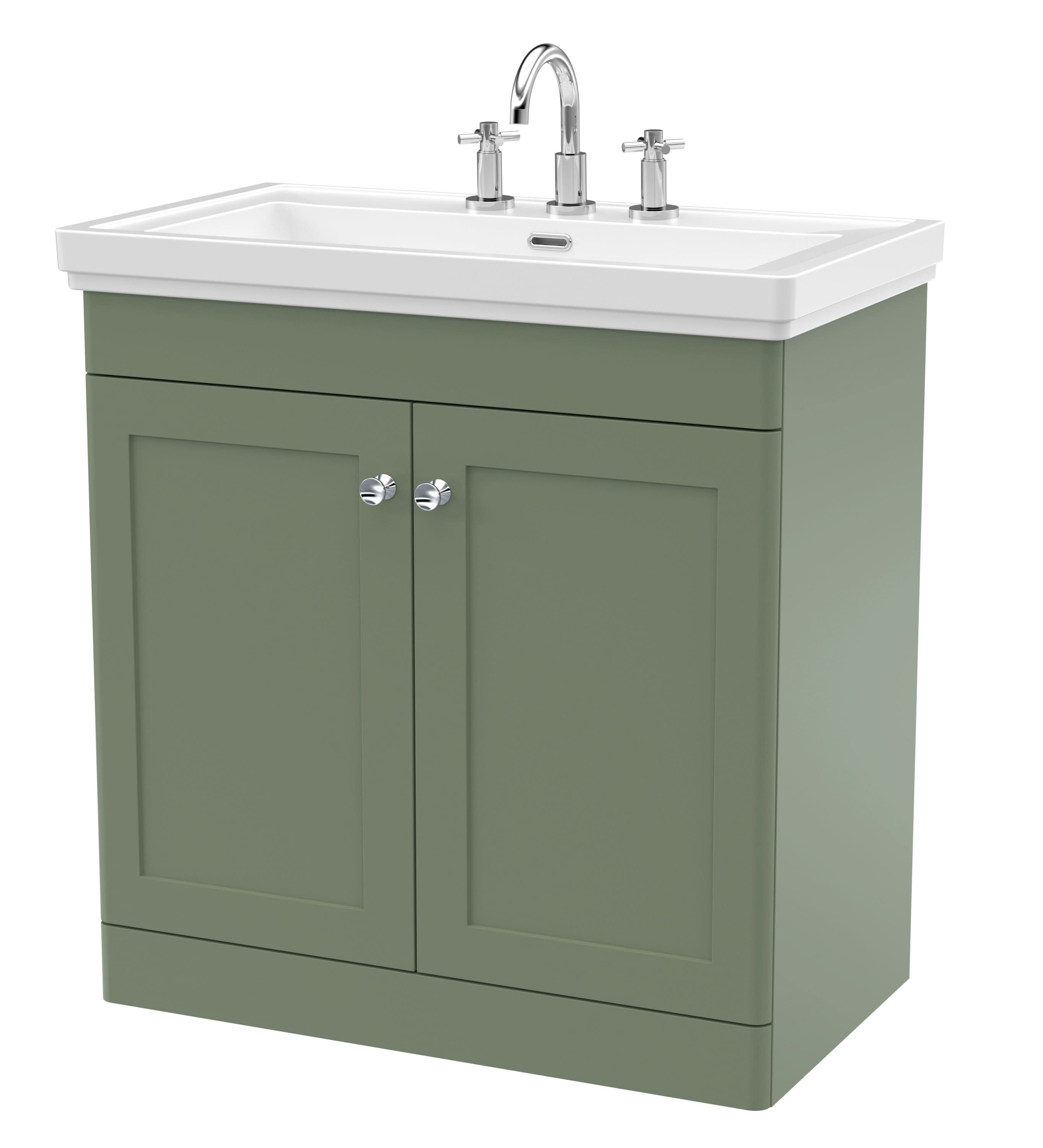 Nuie Classique 2 Door Floorstanding Vanity Unit With Basin