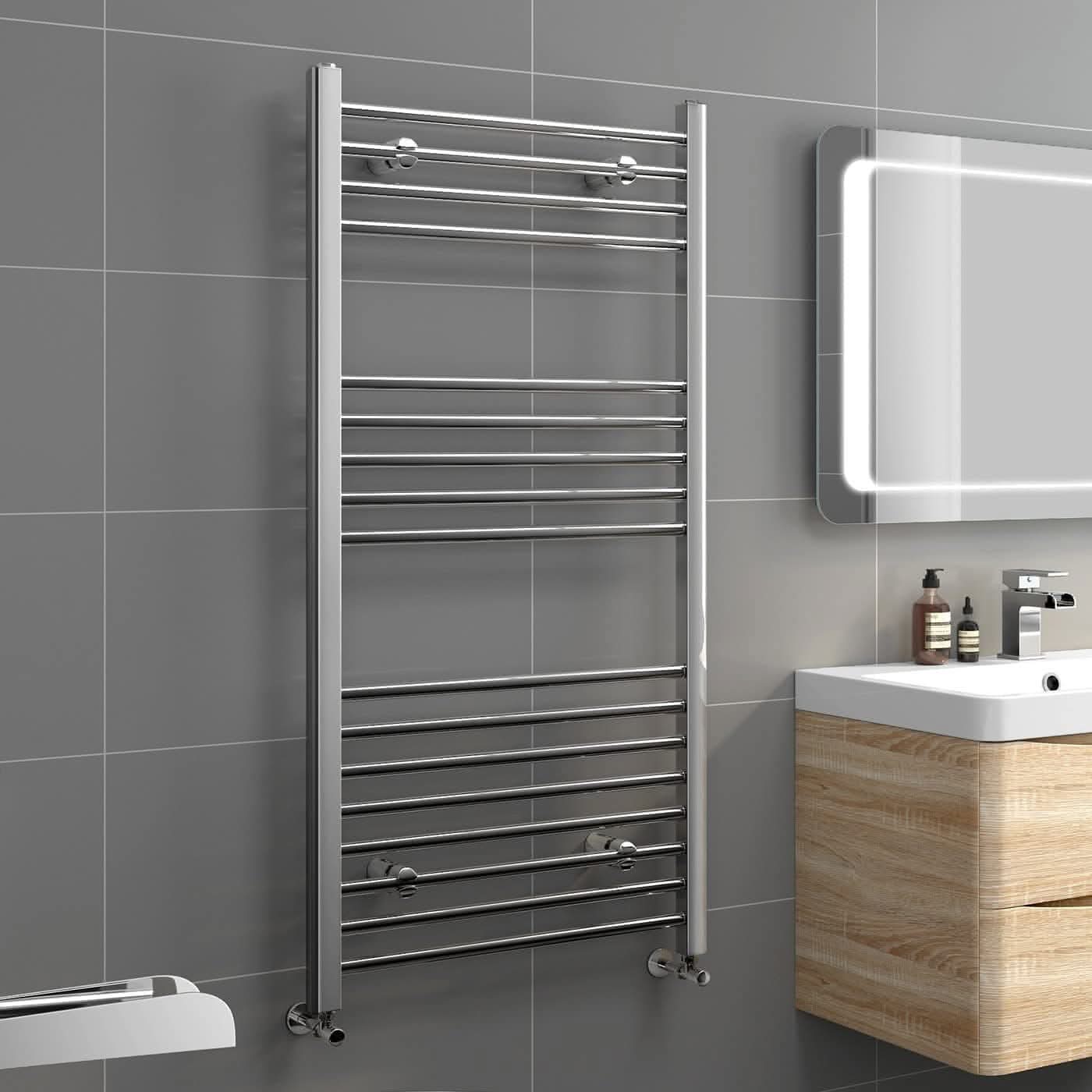 Straight Heated Towel Rail Bathroom Radiator
