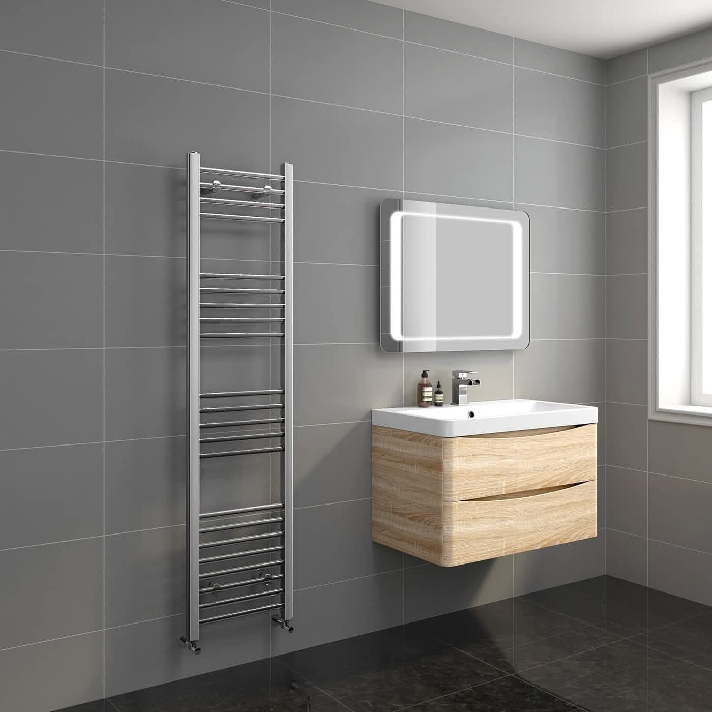 Straight Heated Towel Rail Bathroom Radiator