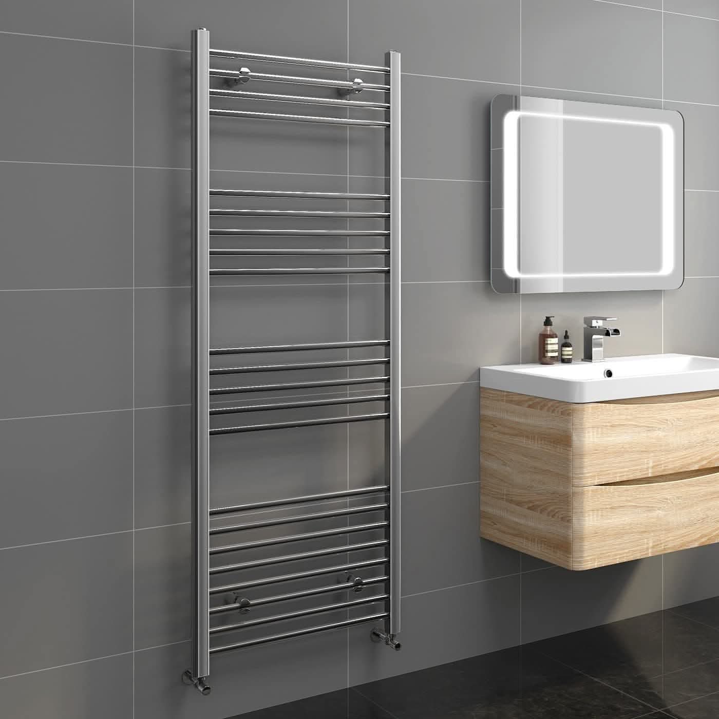 Straight Heated Towel Rail Bathroom Radiator