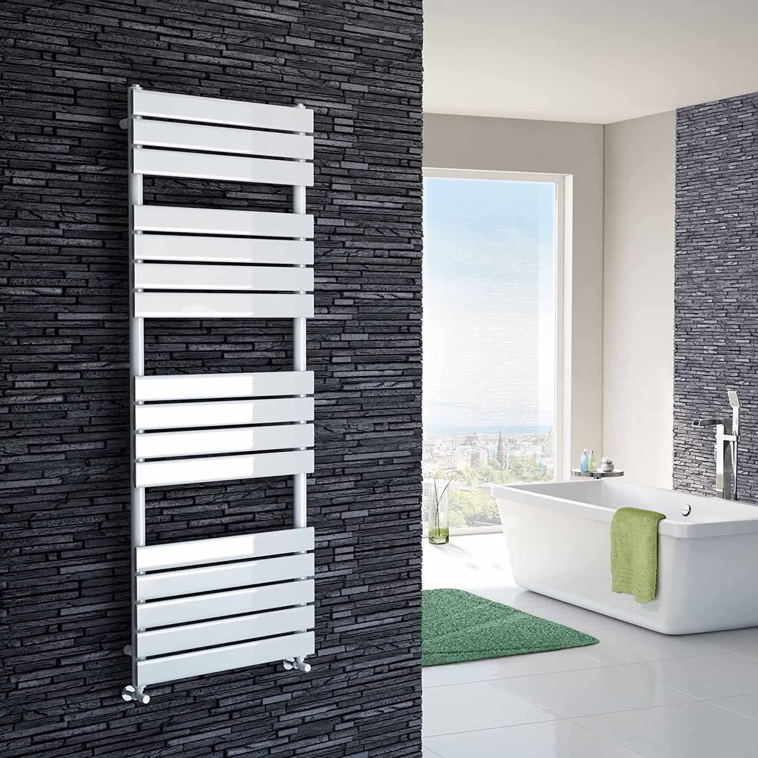Lambeth Designer Flat Panel Heated Towel Rail