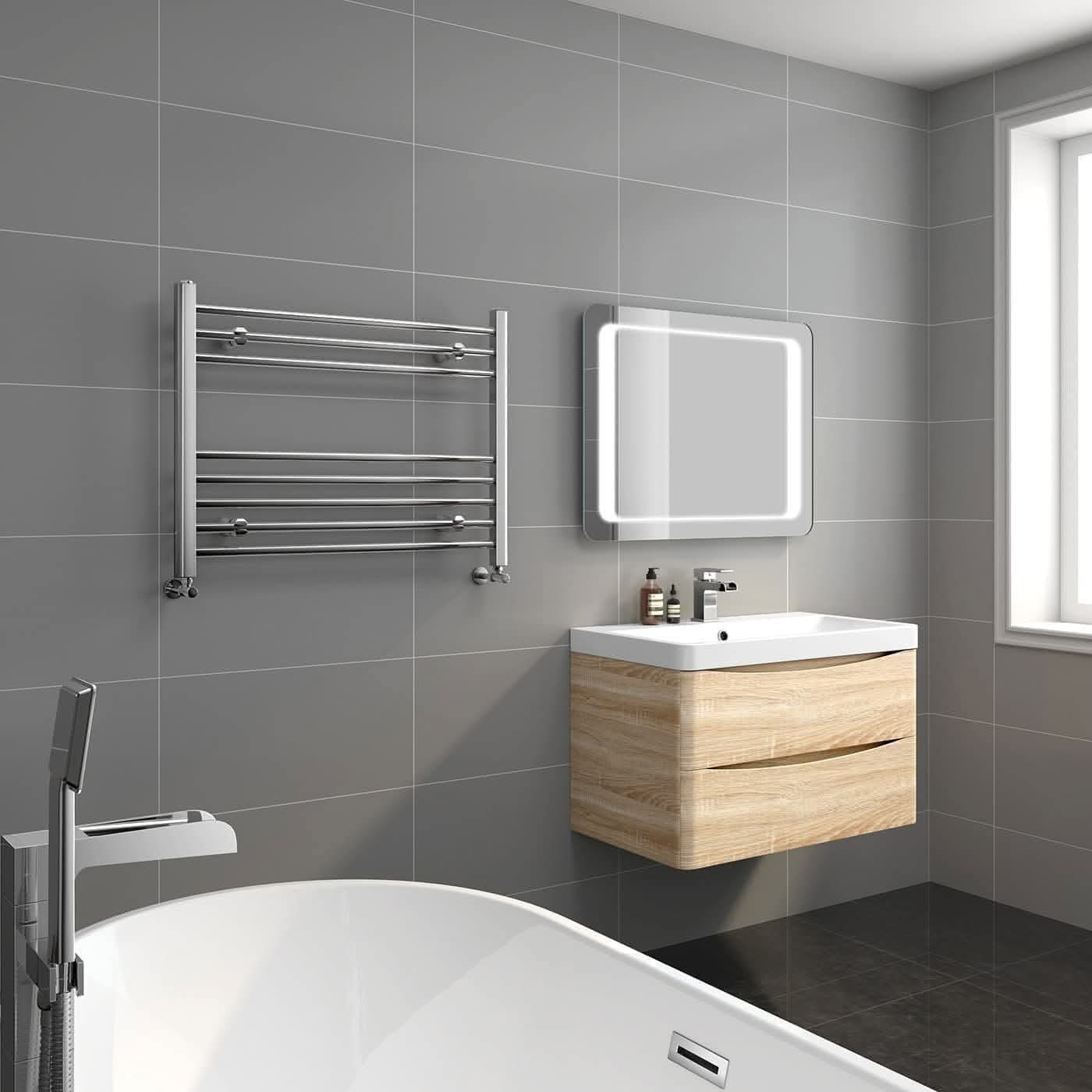 Straight Heated Towel Rail Bathroom Radiator
