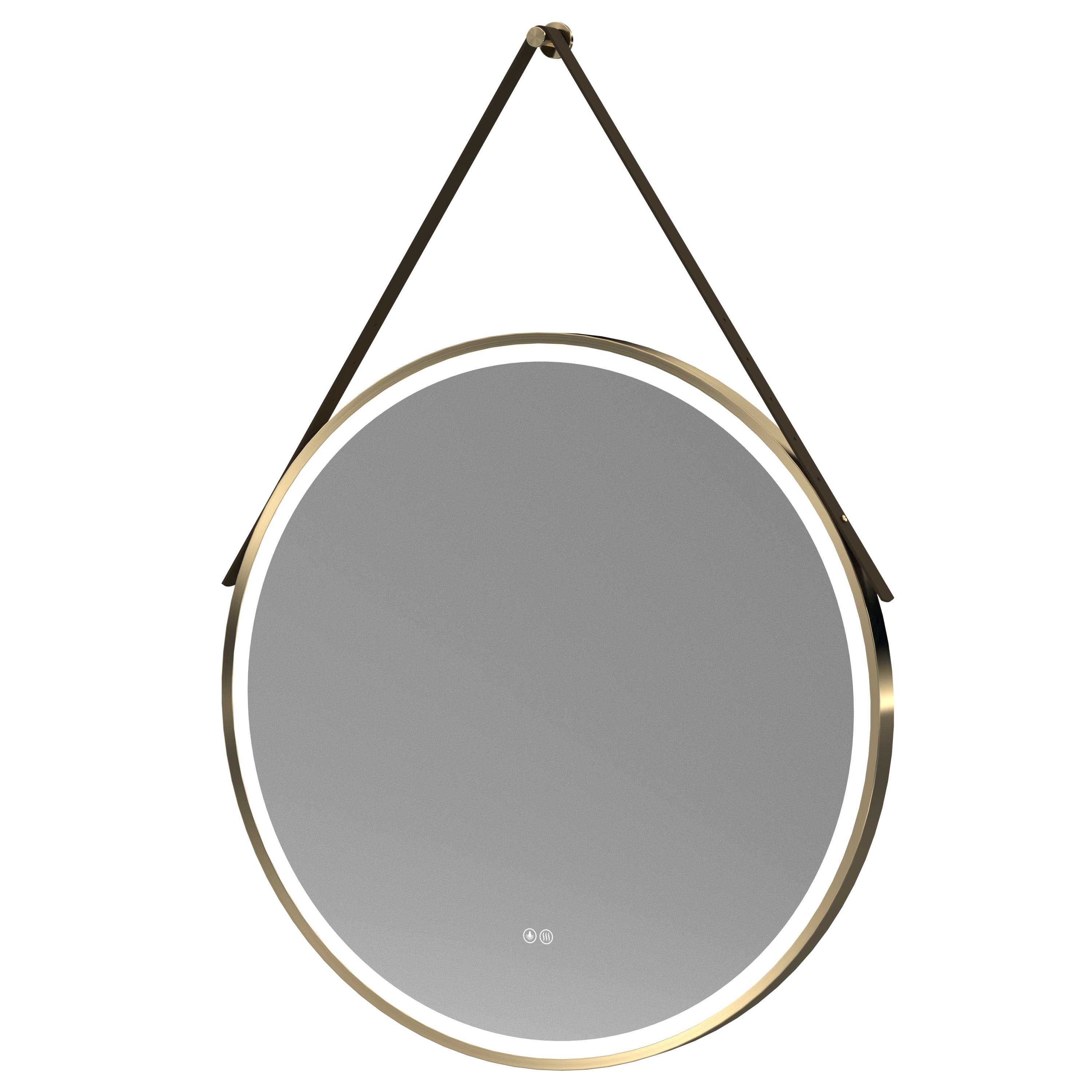 Nuie Salana Framed LED Illuminated Mirror With Touch Sensor - 800mm x 800mm