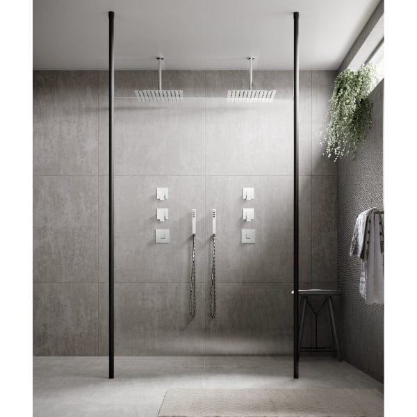 Nuie Shower Enclosure Accessories,Nuie Nuie 3000mm Wetroom Screen Ceiling Post