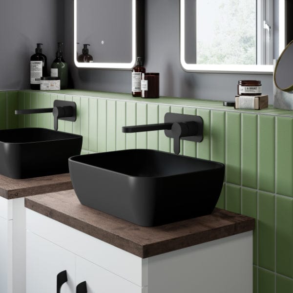 Nuie Countertop Basins,Modern Basins Nuie 455mm Sit-On Countertop Basin - No TH