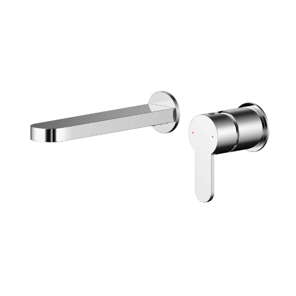 Nuie Wall Mounted Taps,Basin Mixer Taps,Modern Taps Nuie Arvan 2-Hole Wall Mounted Basin Mixer Tap - Chrome