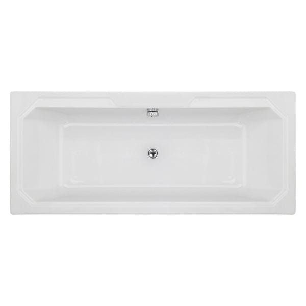 Nuie Double Ended Baths,Nuie,Standard Baths Nuie Ascott Rectangular Double Ended Bath - 1800mm x 800mm - White