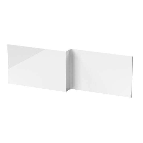 Nuie Bath Panels,Nuie,Bath Accessories Nuie Athena 1700mm Shower Bath Front Panel - Gloss White