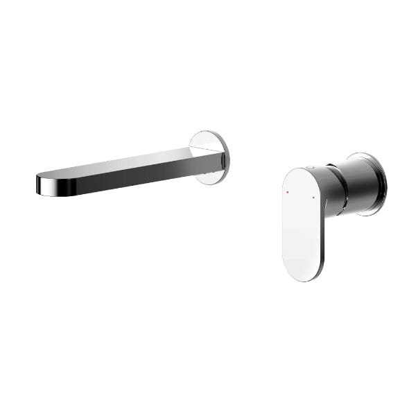 Nuie Wall Mounted Taps,Basin Mixer Taps,Modern Taps Nuie Binsey 2-Hole Wall Mounted Basin Mixer Tap - Chrome