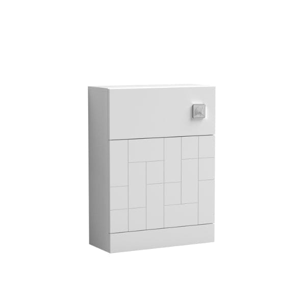 Nuie WC Units,Toilet Units,Nuie Satin White Nuie Blocks Back to Wall WC Unit 500mm Wide