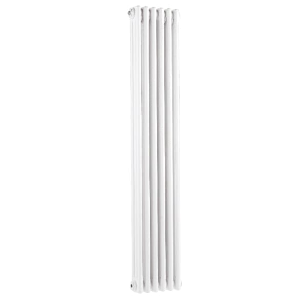 Nuie Column Radiators Nuie Colosseum Vertical 3 Column Radiator - 287mm x 1500mm - High Gloss White