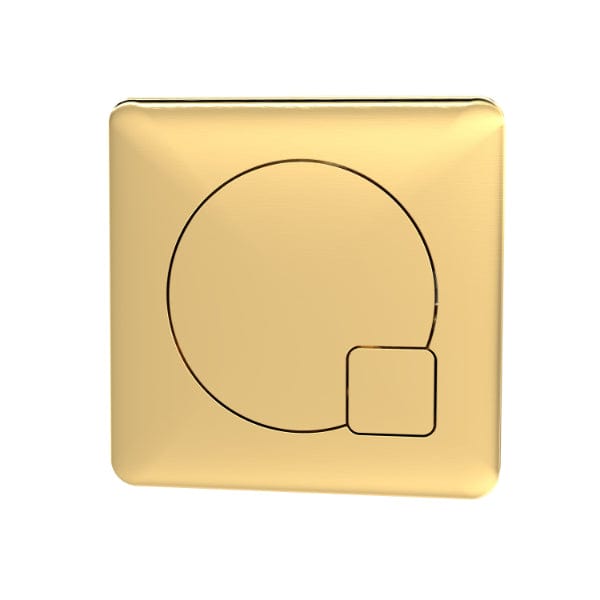 Nuie Concealed Cisterns Brushed Brass Nuie Concealed Cistern Dual Flush Button