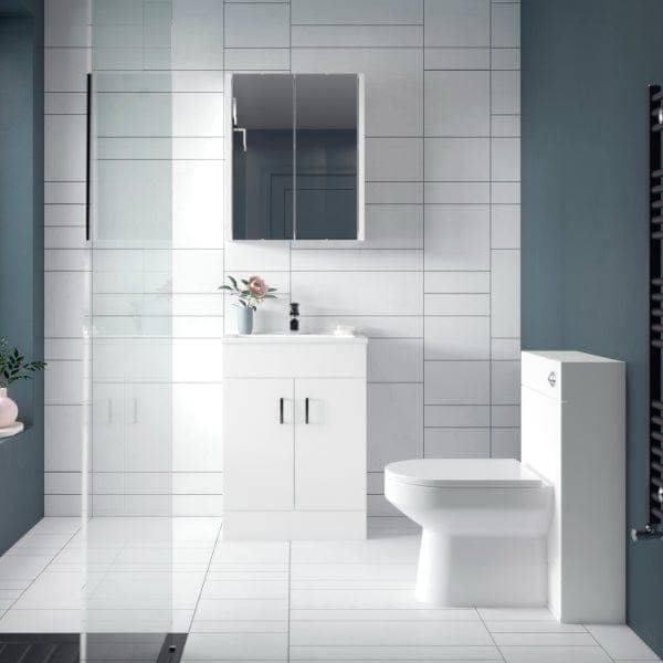 Nuie WC Units,Toilet Units, Nuie Nuie Eden Back to Wall WC Unit 500mm Wide - Gloss White