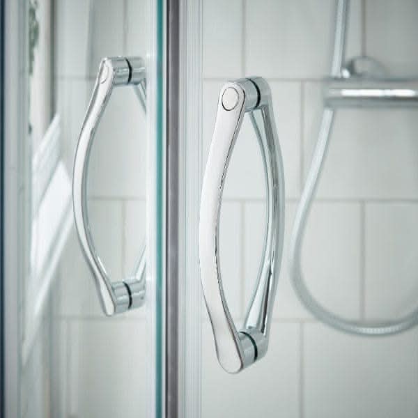 Nuie Pivot Shower Doors,Shower Doors,Nuie Nuie Ella Pivot Shower Door - Chrome