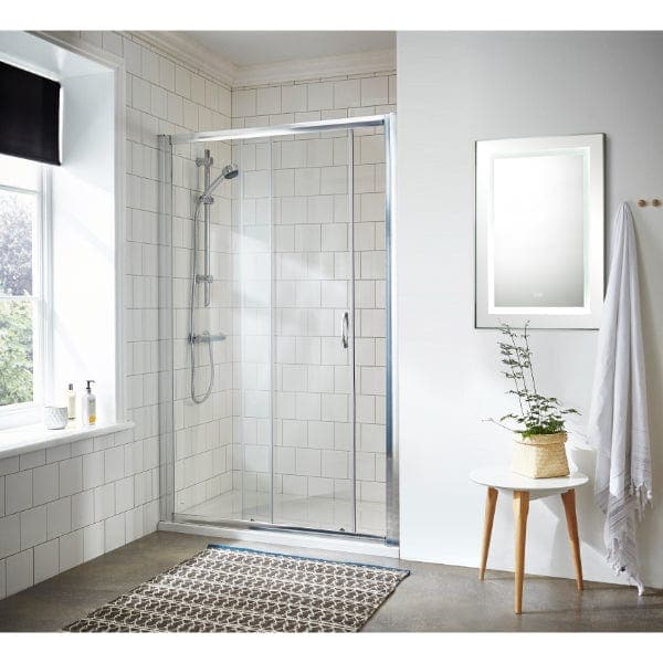 Nuie Sliding Shower Doors,Nuie,Shower Doors Nuie Ella Sliding Shower Door - Chrome