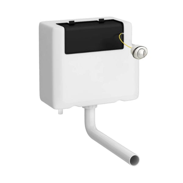 Nuie Concealed Cisterns Nuie Front and Top Access Concealed Toilet Cistern With Bottom Inlet - White