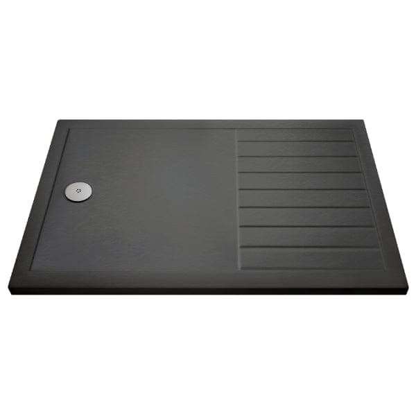 Nuie Walk-In Shower Trays,Shower Trays,Nuie 1600mm x 800mm Nuie Rectangular Walk-In Shower Tray - Slate Grey